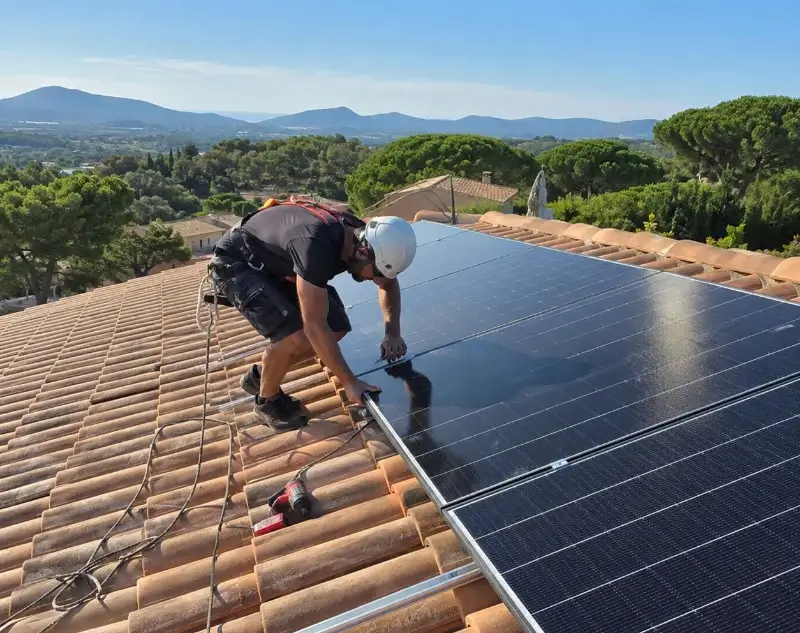 Installateur panneaux solaires Pomport — pose photovoltaïque sur toiture