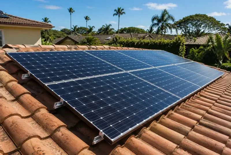 Installation de panneaux solaires à Pomport